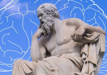 Classical Roman statue symbolizing ancient Stoicism