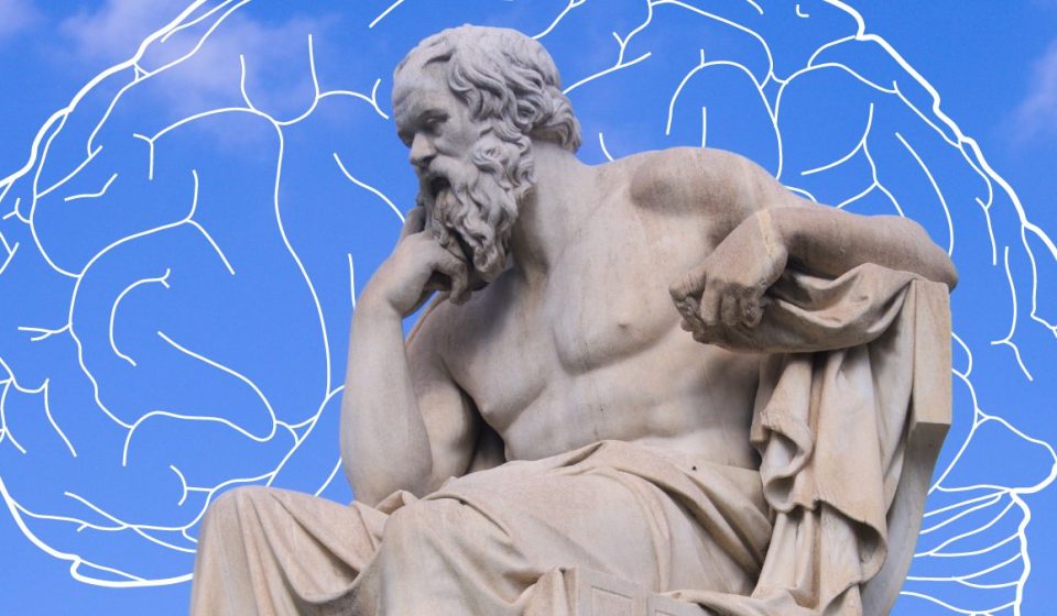 Classical Roman statue symbolizing ancient Stoicism